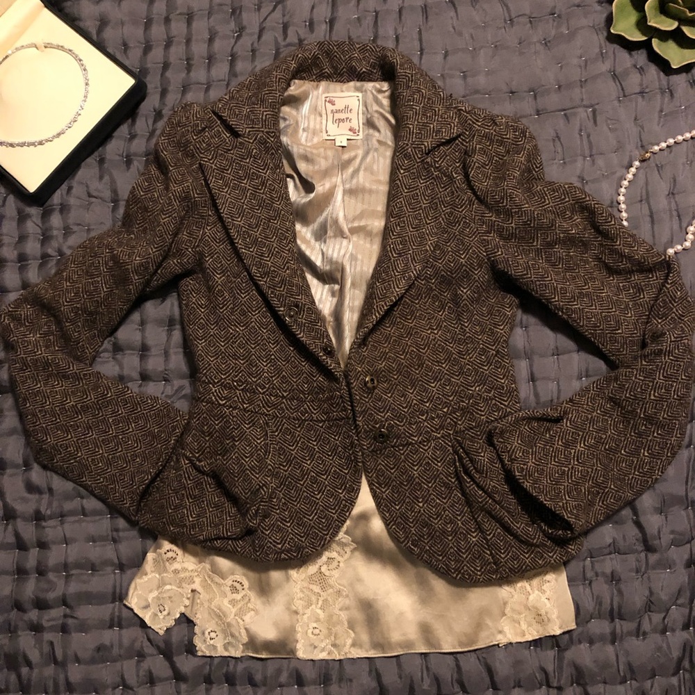 Nanette Lenore Brown Blazer - sz 0